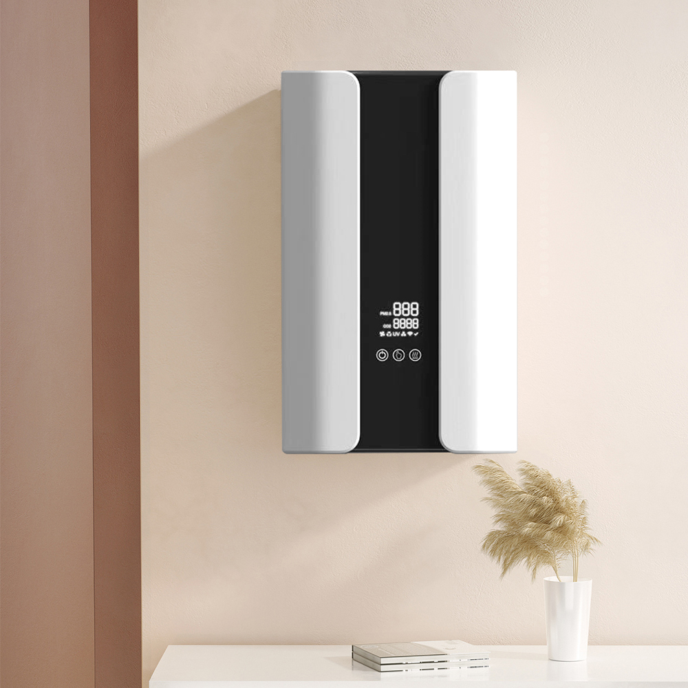 Effektiv luftrensing: Rensefordeler med veggmontert 300 CADR luft Fresh Ventilation Device