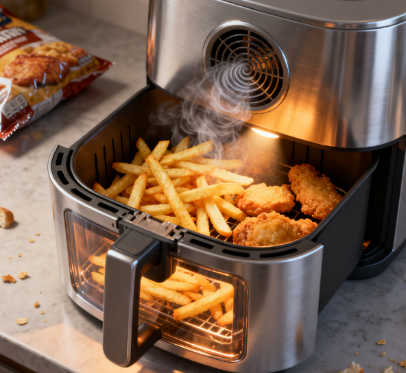 Kan du lage frossen mat i en Air Fryer?